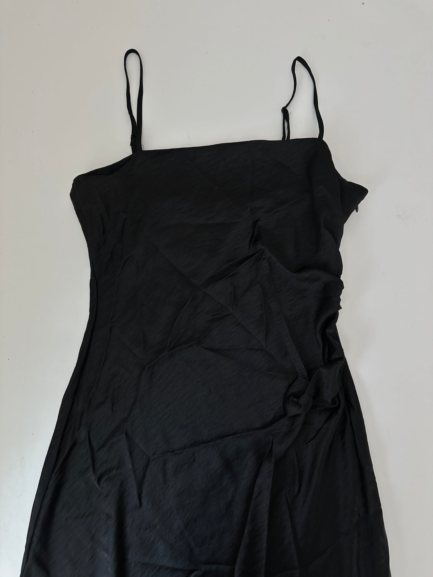 House of Harlow 1960 black satin maxi dress (size xl)