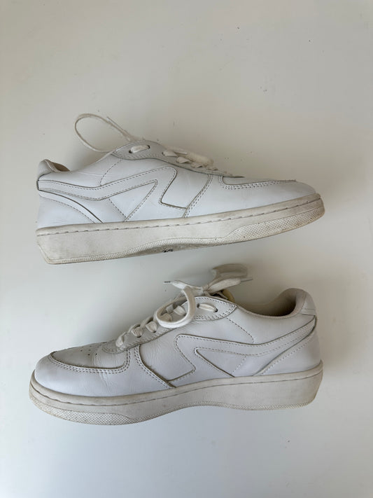 rag n bone white retro court leather sneaker (size 38 / US 8)