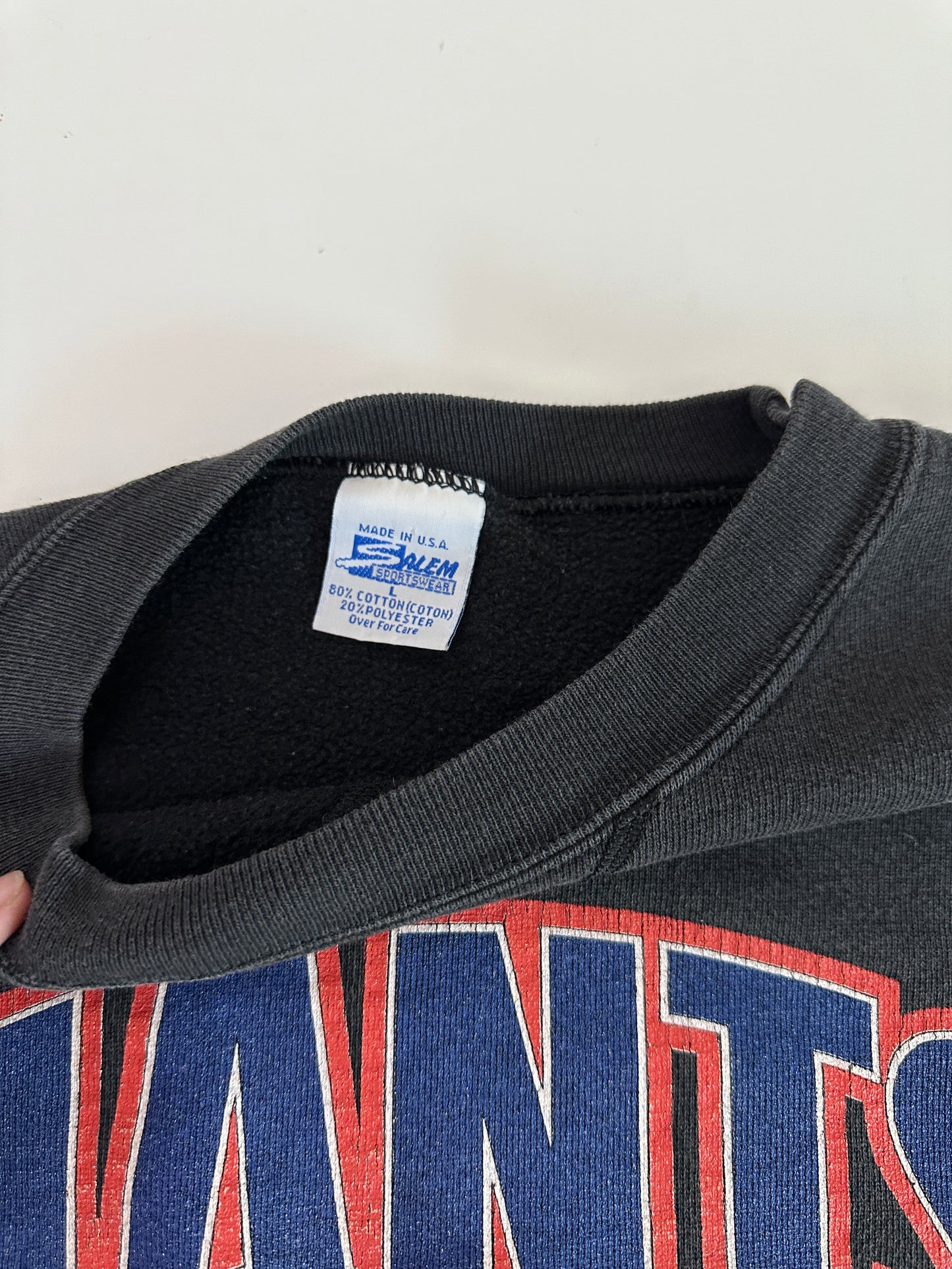 vintage giants crewneck (size large)