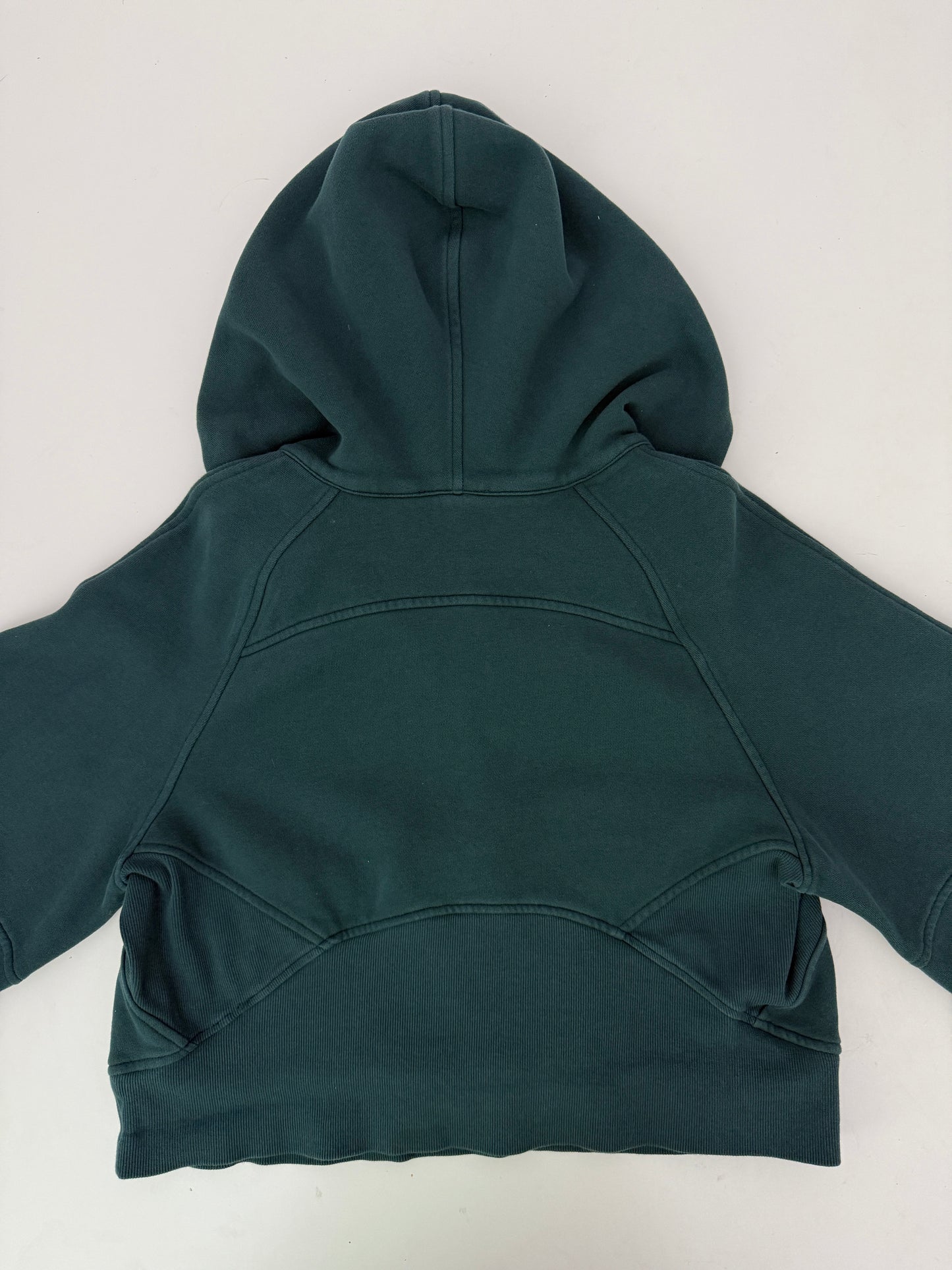 lululemon teal scuba 1/2 zip hoodie (size XS/S)