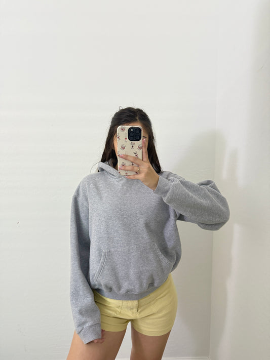skims heather grey fleece hoodie (size medium)