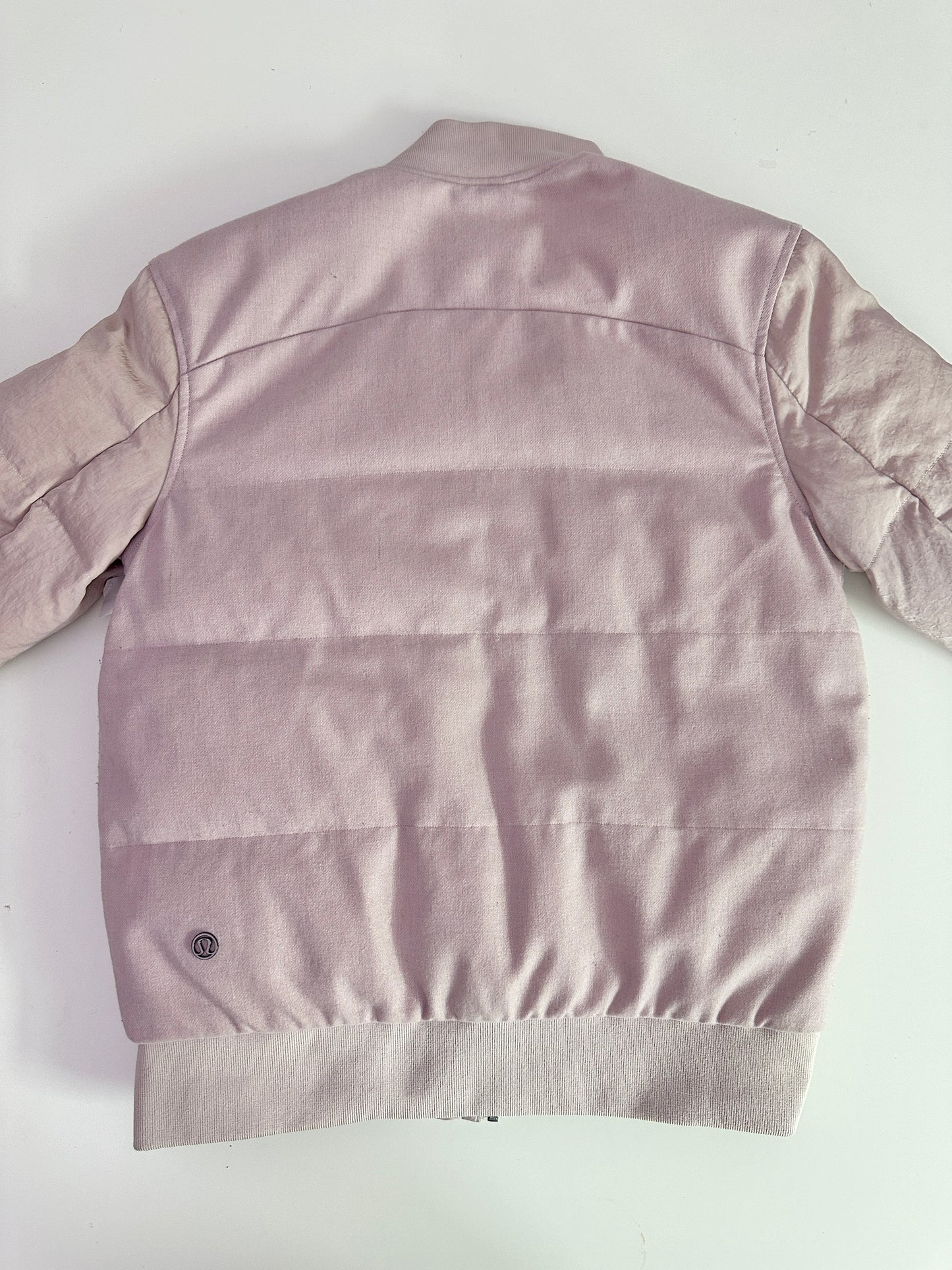 lululemon pink reversible puffer jacket (size 6)