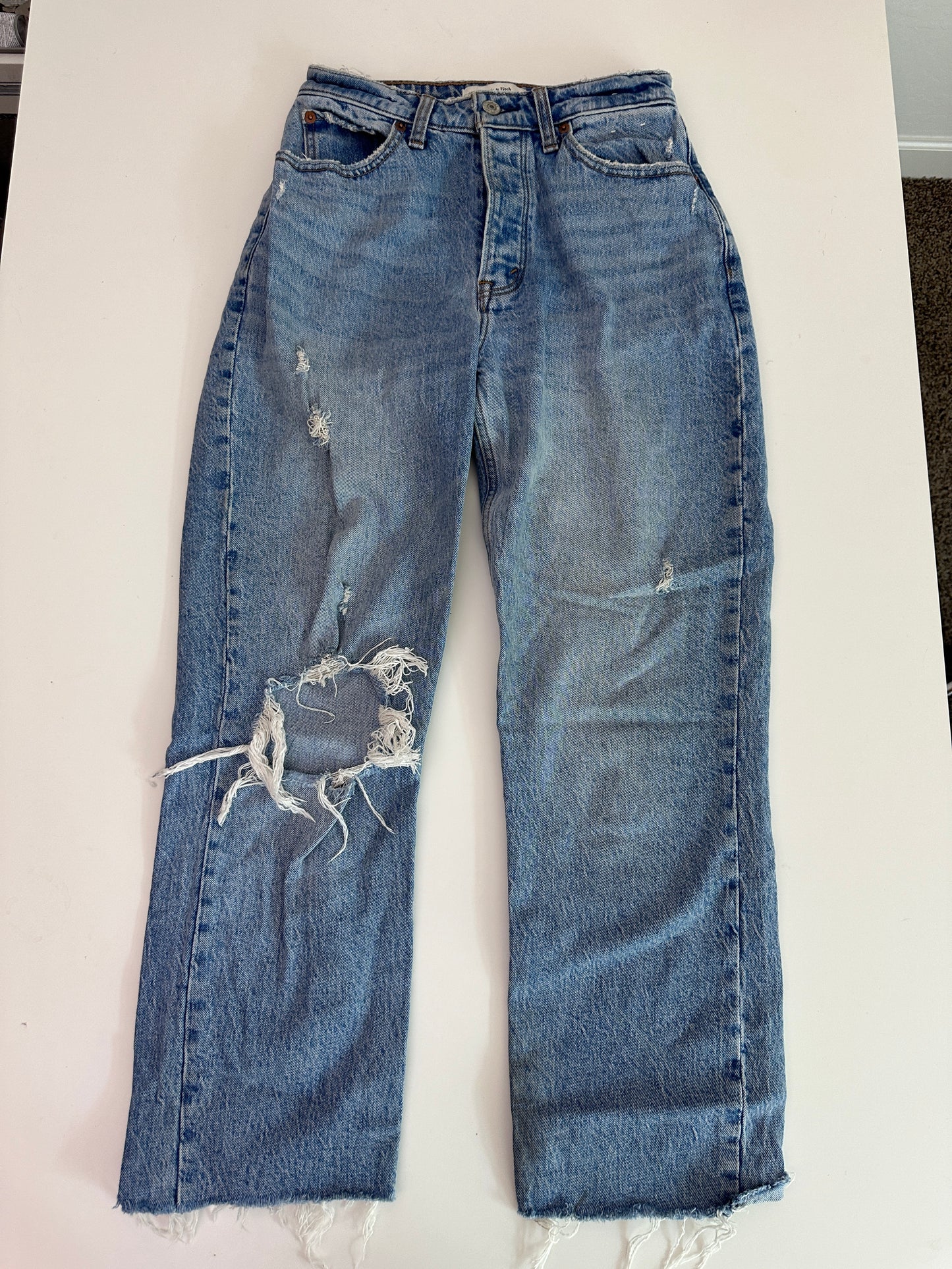 Abercrombie dad jeans - curve love - 0/25R