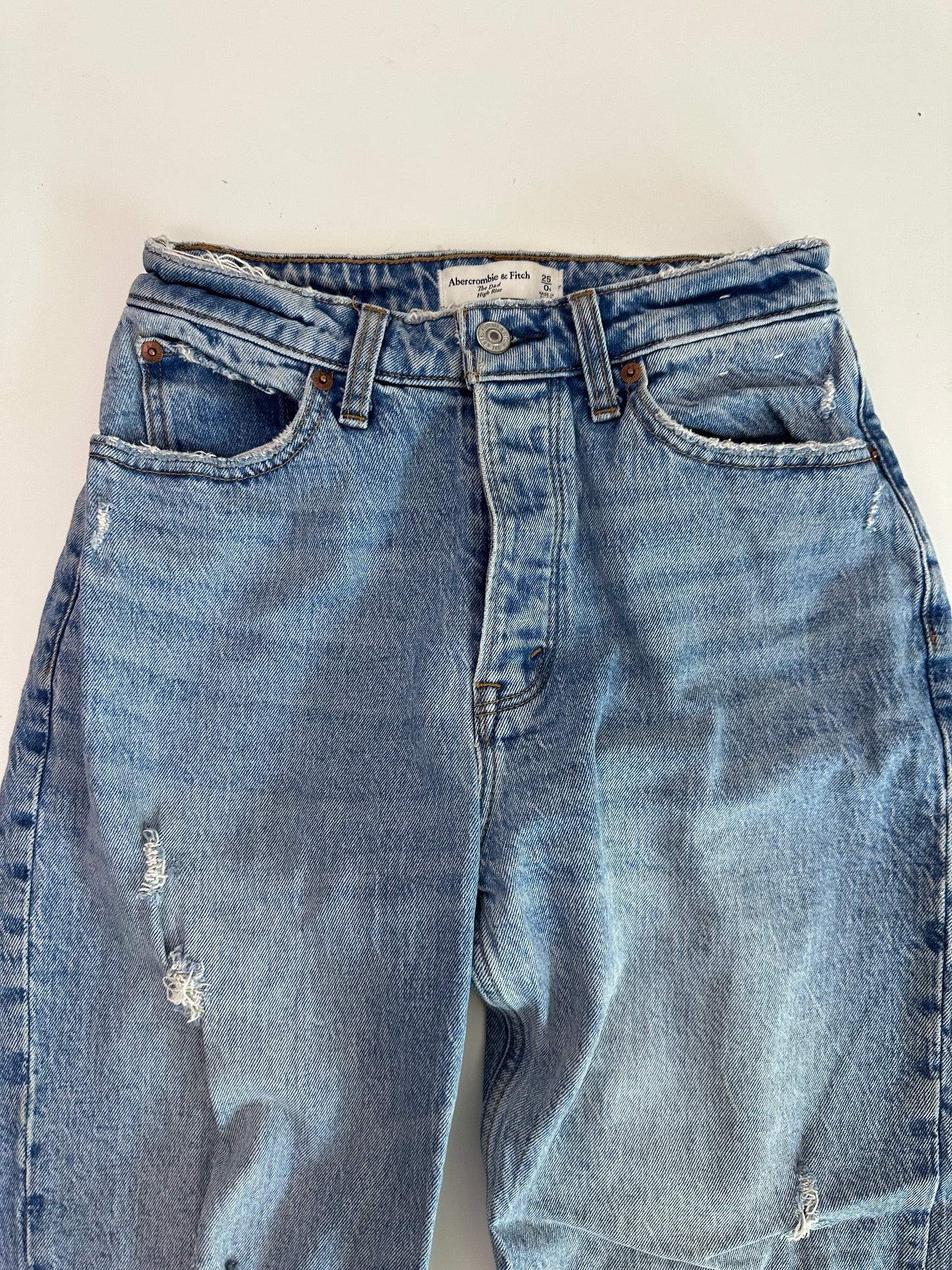 Abercrombie dad jeans - curve love - 0/25R