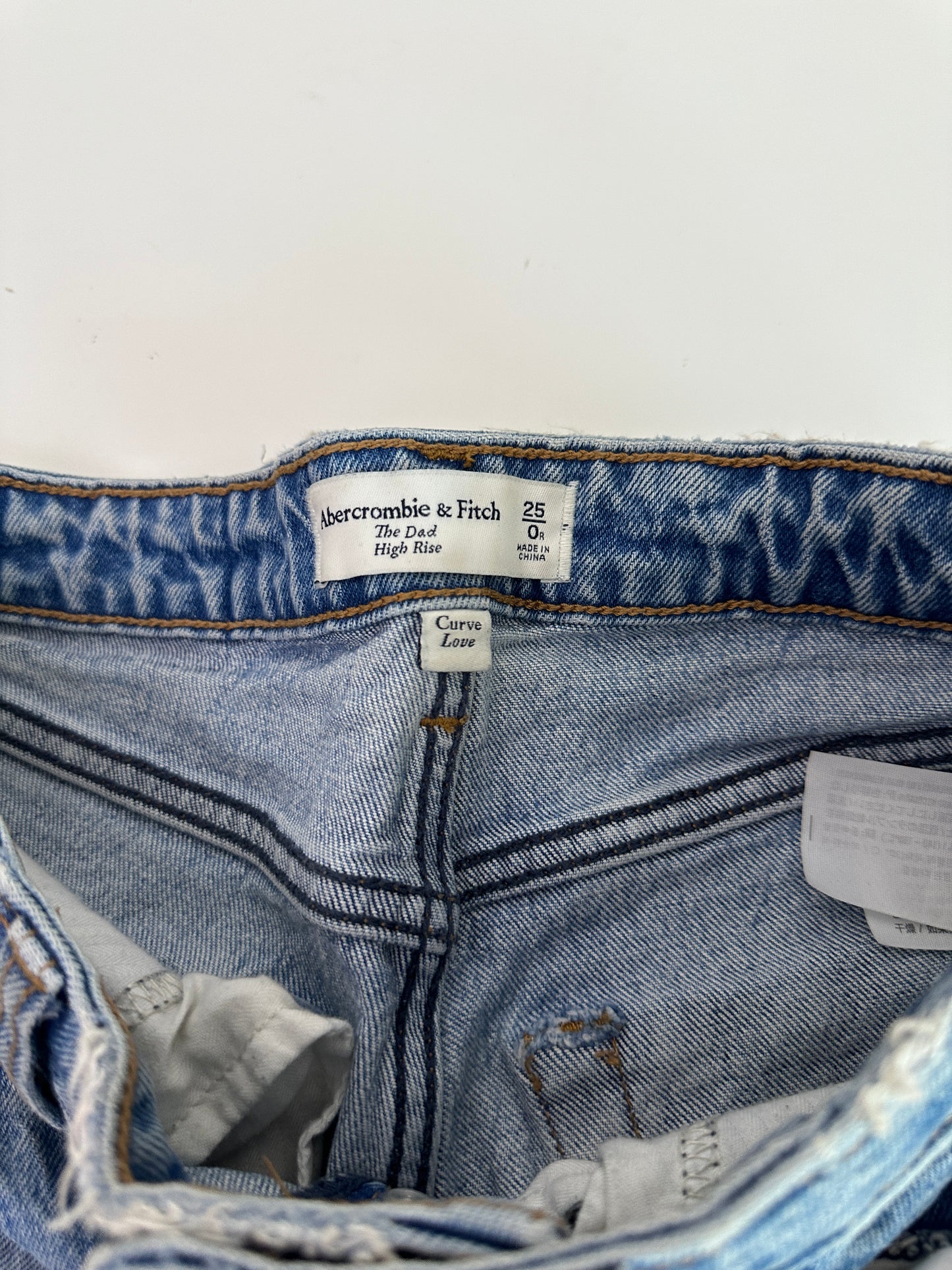 Abercrombie dad jeans - curve love - 0/25R