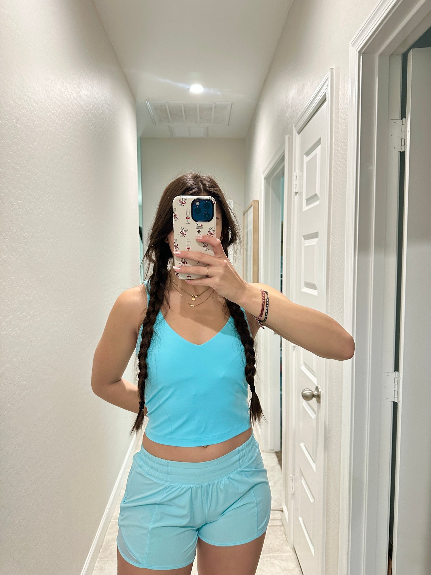 lululemon teal align tank (size 12)