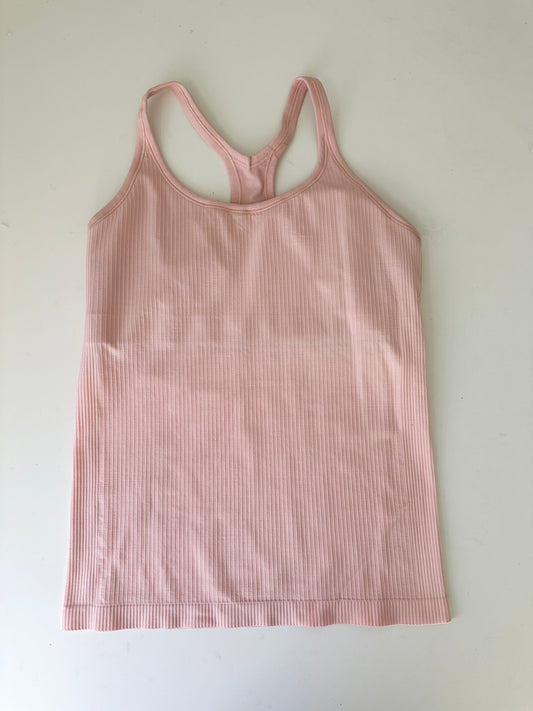 lululemon pink ebb to street tank (size 14)