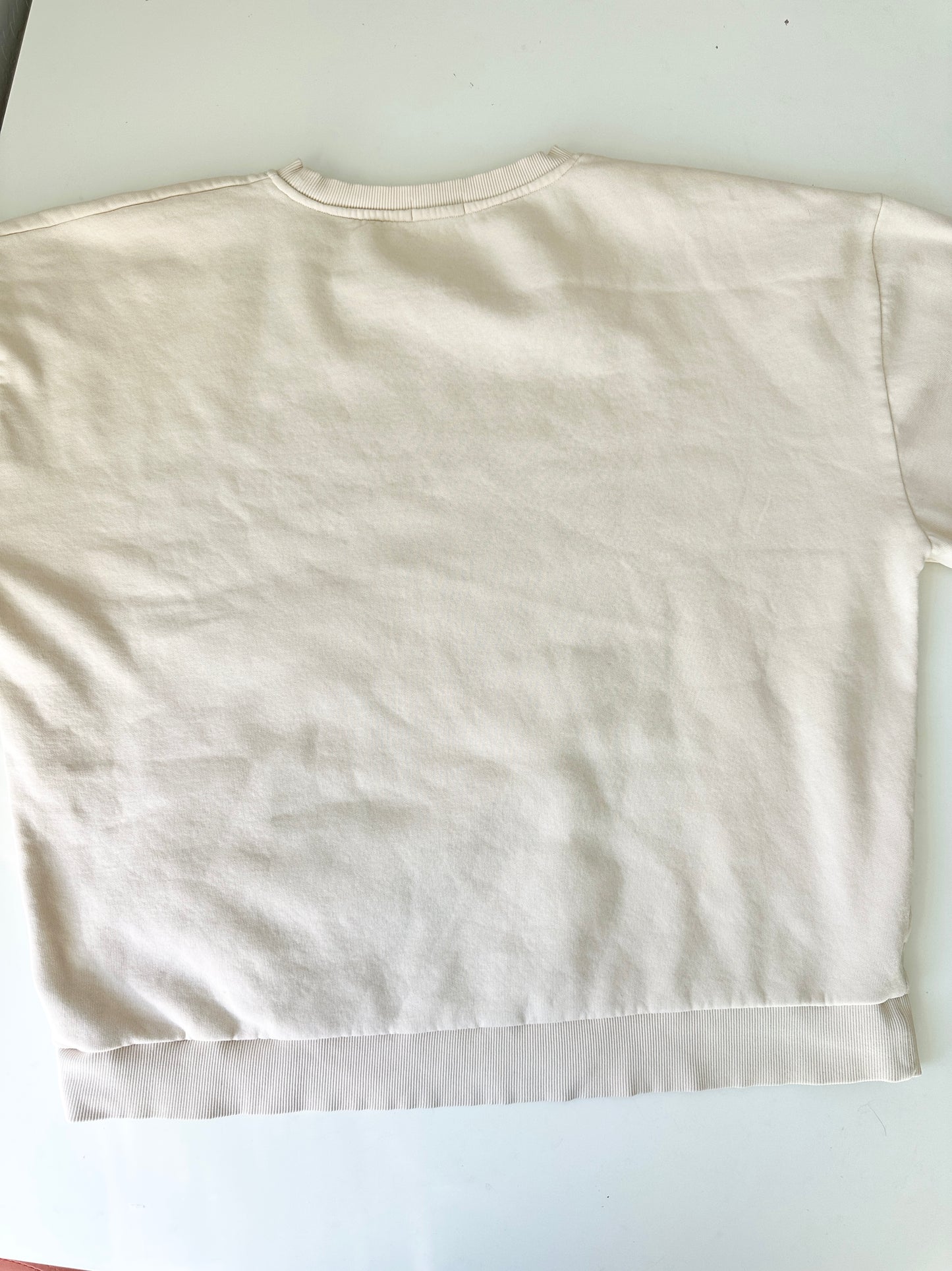 nuuds classic crewneck ivory (size xl)