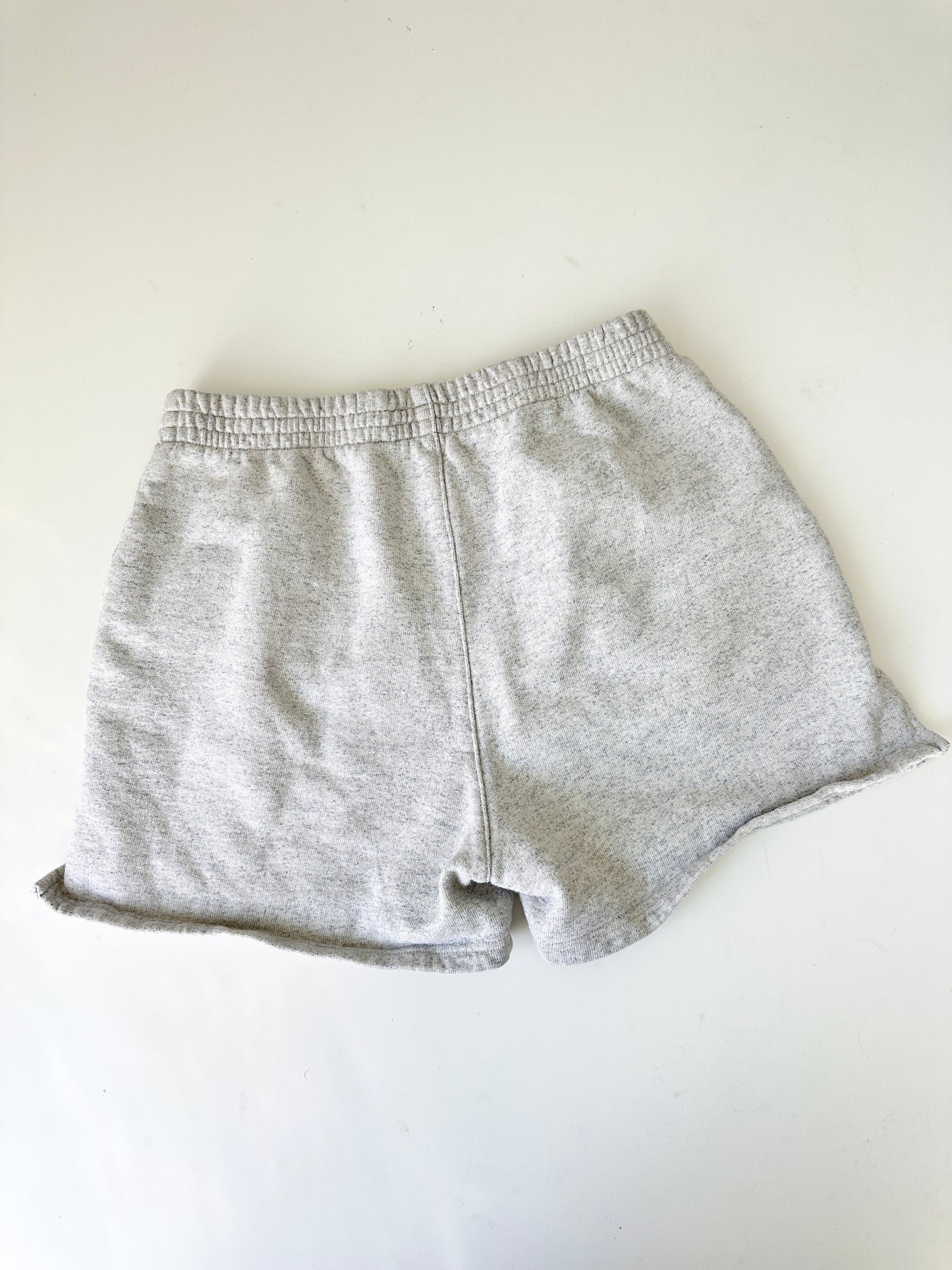 brandy melville grey New York high rise sweat shorts (one size - size small)