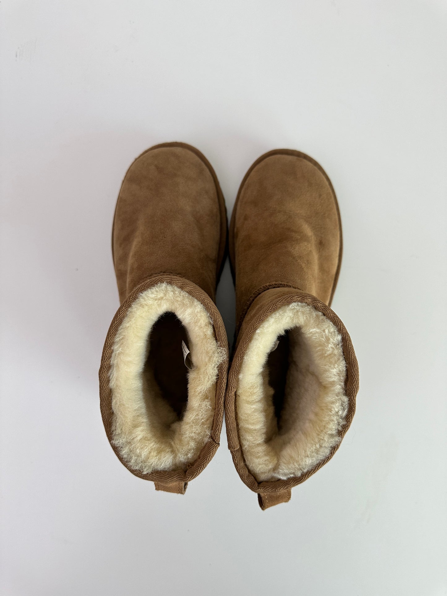 UGG mini boot in chestnut (size W6)