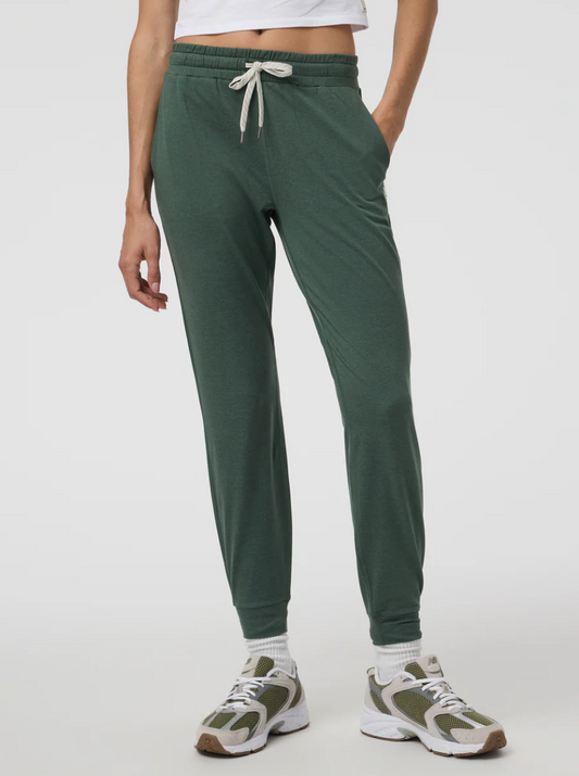 vuori teal heather performance jogger (size XS & small)