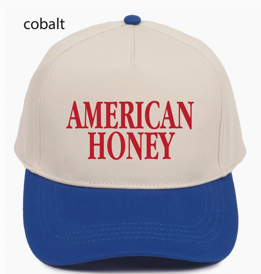 American Honey embroidered baseball hat (preorder)