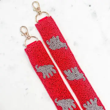 game day beaded purse strap