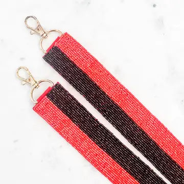 game day beaded purse strap