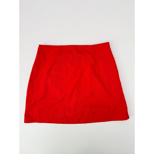 Princess Polly red mini skirt- size 4